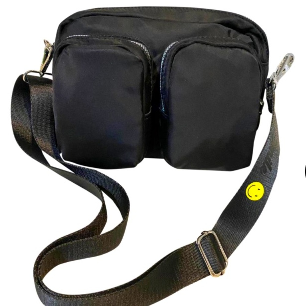 Alaskan Black Nylon Cross Body Bag